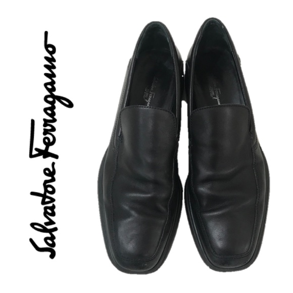 Salvatore Ferragamo Other - FERRAGAMO {13} Black Leather Driving Loafer Shoe Casual